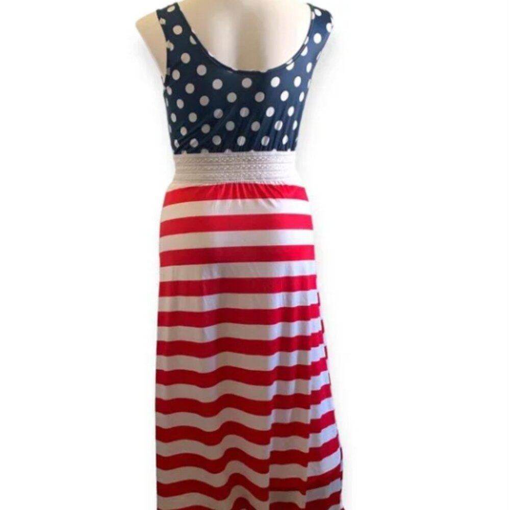 Bundle: Patriotic Sleeveless Maxi Dress + A Prayer a Day Book - Picture 5 of 7